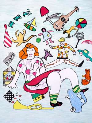 ニキ・ド・サンファル Niki de Saint Phalle　おもちゃ（The Toys）