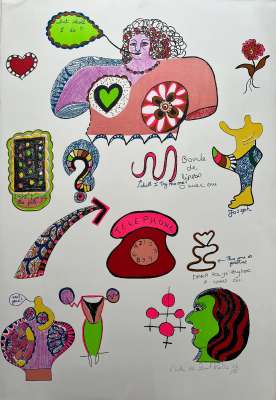 ニキ・ド・サンファル Niki de Saint Phalle　ピル（Pills）