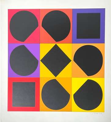 Victor Vasarely Topaze